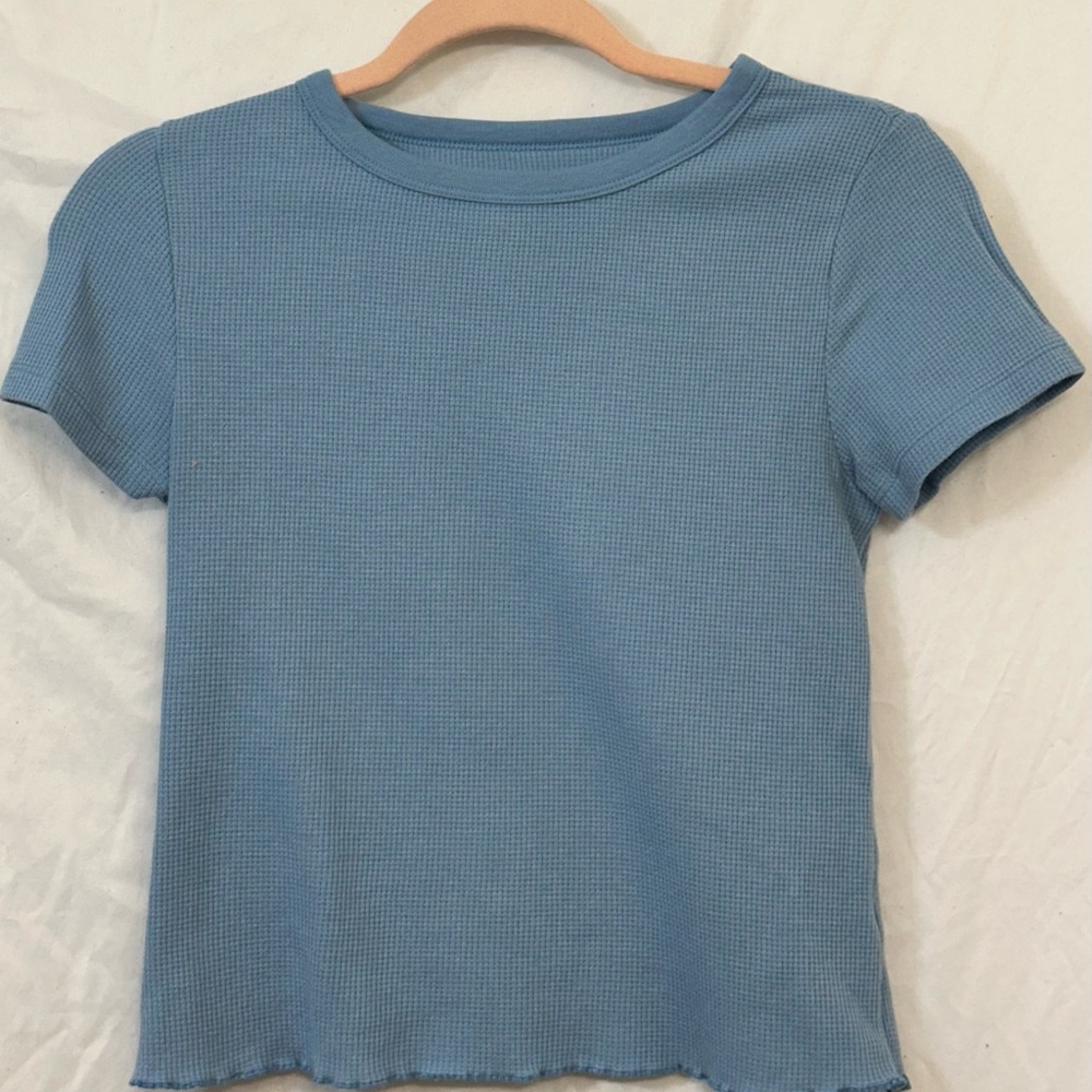 Blue Women's Crop Top